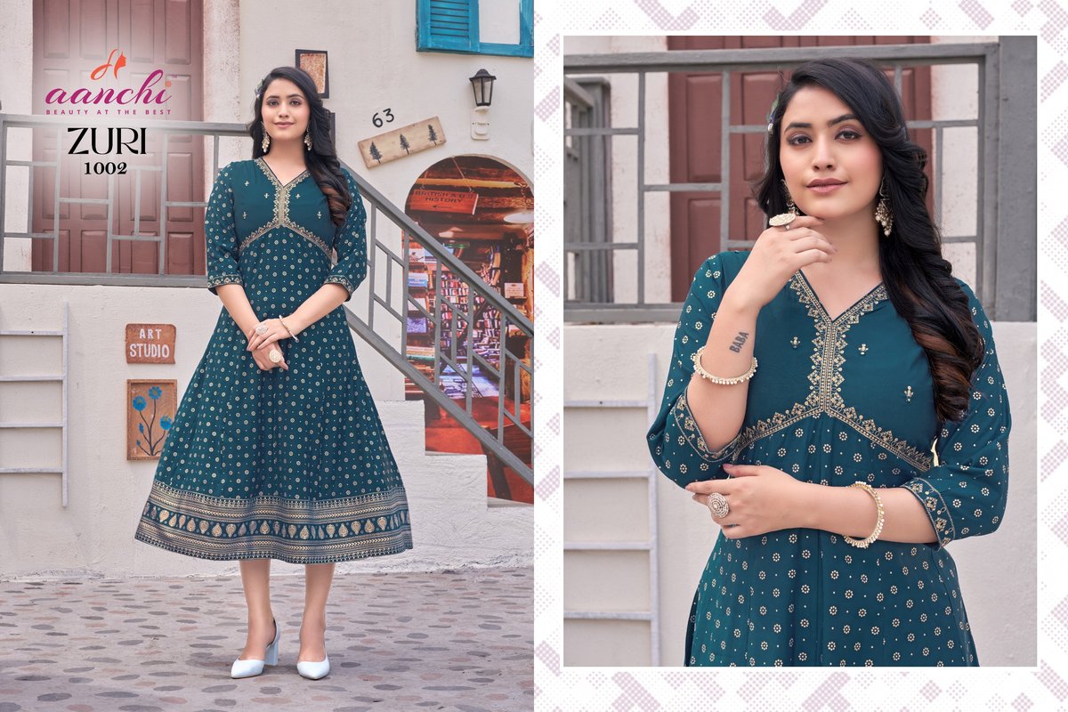 AANCHI KURTIS ZURI 1001 TO 1005 2