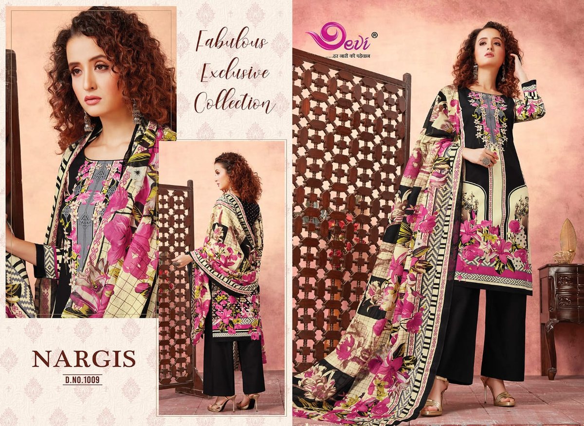 Devi Nargis Pure Lawn 1001-1010 Series 8