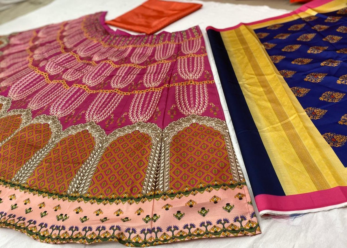 Bollywood Printed Lehenga LG-232 3