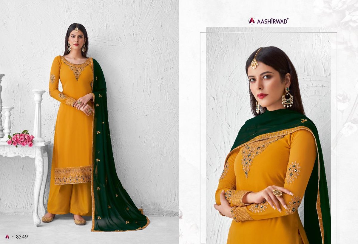Aashirwad Creation Saffron 8348-8353 Series 2