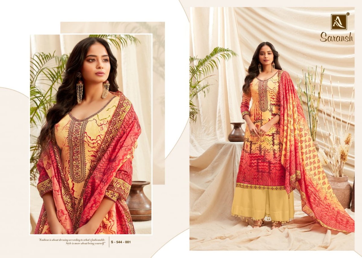 Alok Suits Saransh 544-001 to 544-010 Series 1