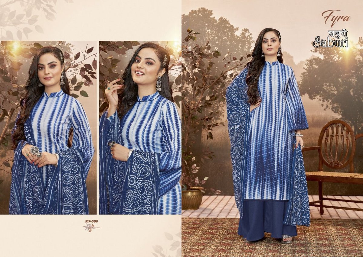 Alok Suit Fyra Saburi 917-001 to 917-010 Series 6