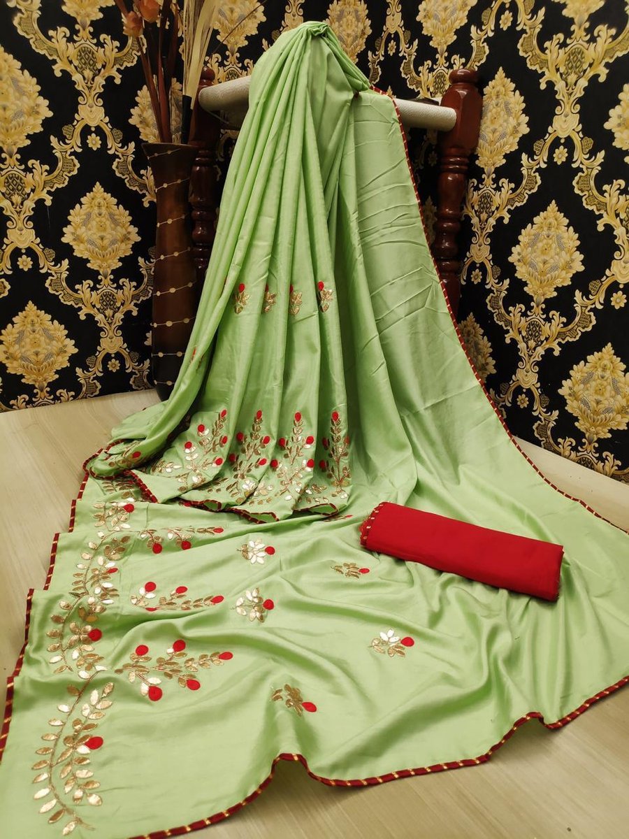 Gota Patti Saree Rangeela Colors 3