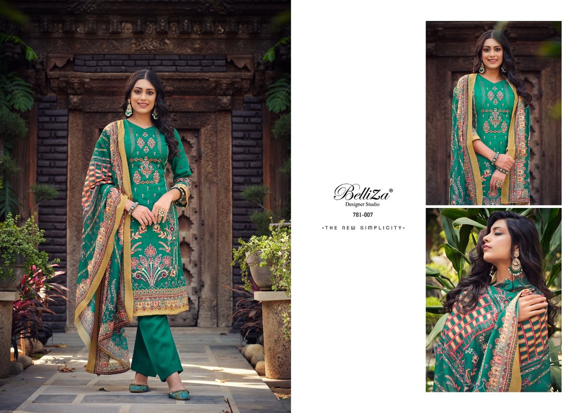 Belliza Designer Ziana Vol-2 781-001 to 781-008 Series 7