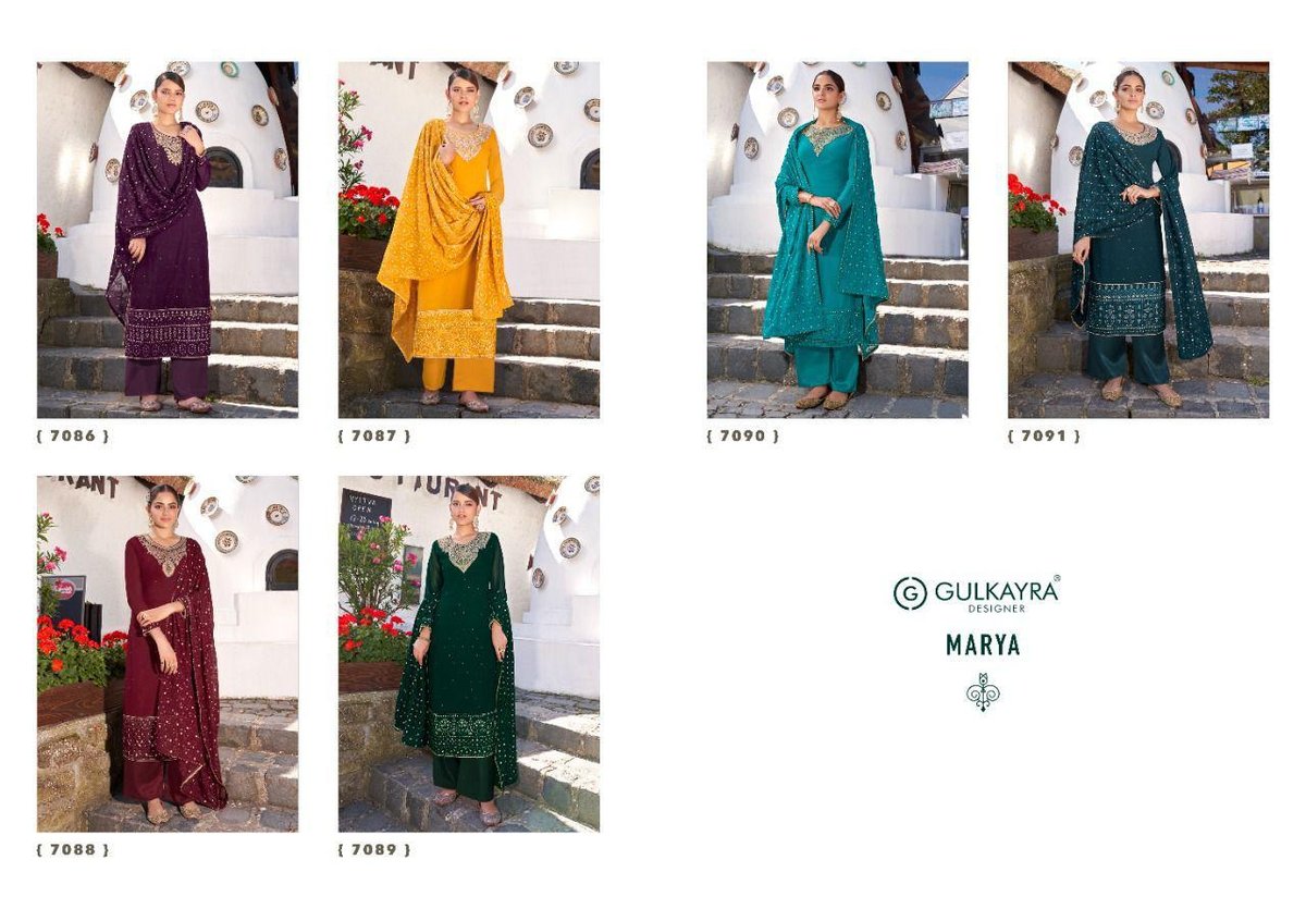 Gulkayra Designer Marya 7086-7091 Series 7