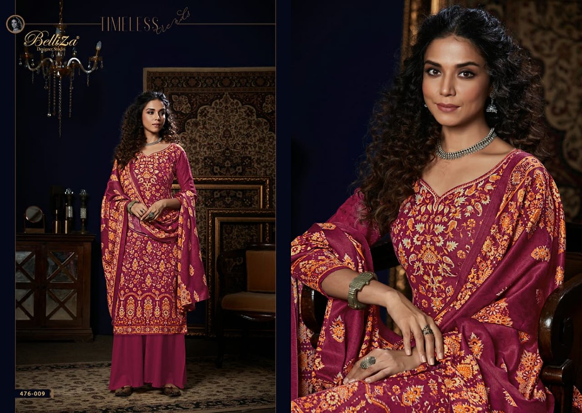 Belliza Designer Alisha Vol-3 476-001-476-010 Series 9