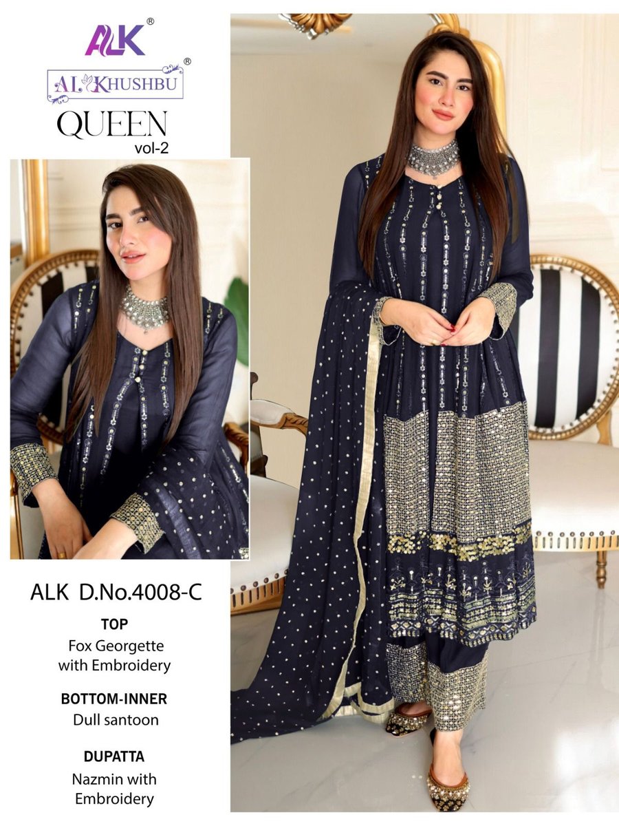 AL Khushbu Queen Vol-2 4008 Colors 3