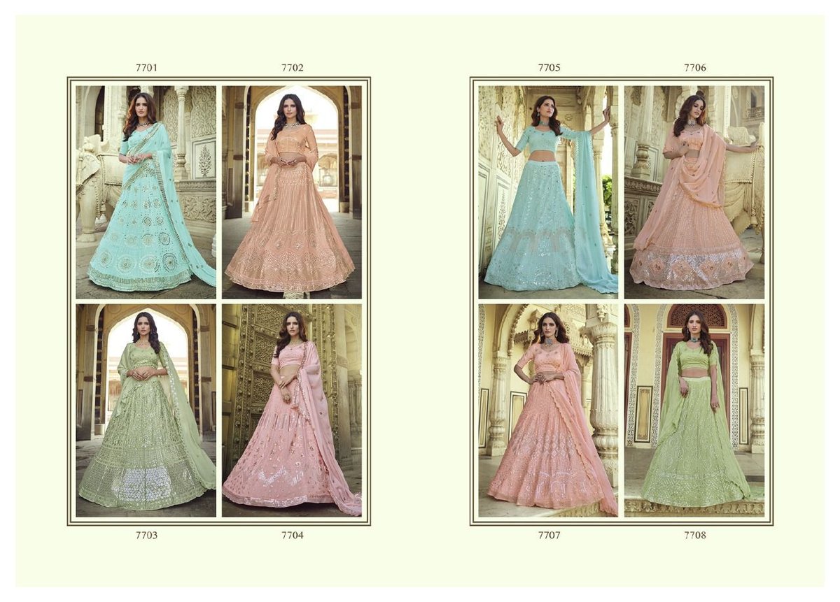 Aarya Designs Khwaab Vol-4 7701-7708 Series 9
