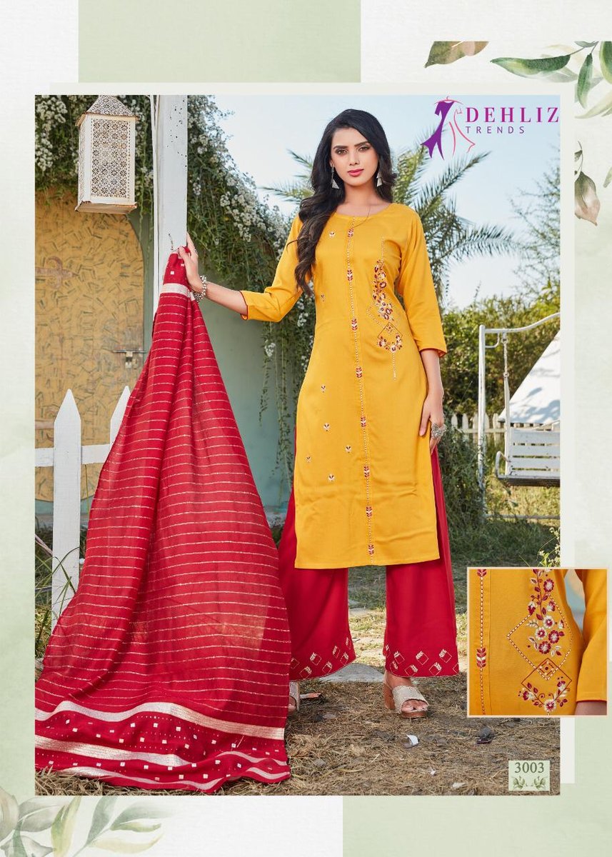 Dehliz Trendz Paalav Vol-3 3001-3006 Series 3