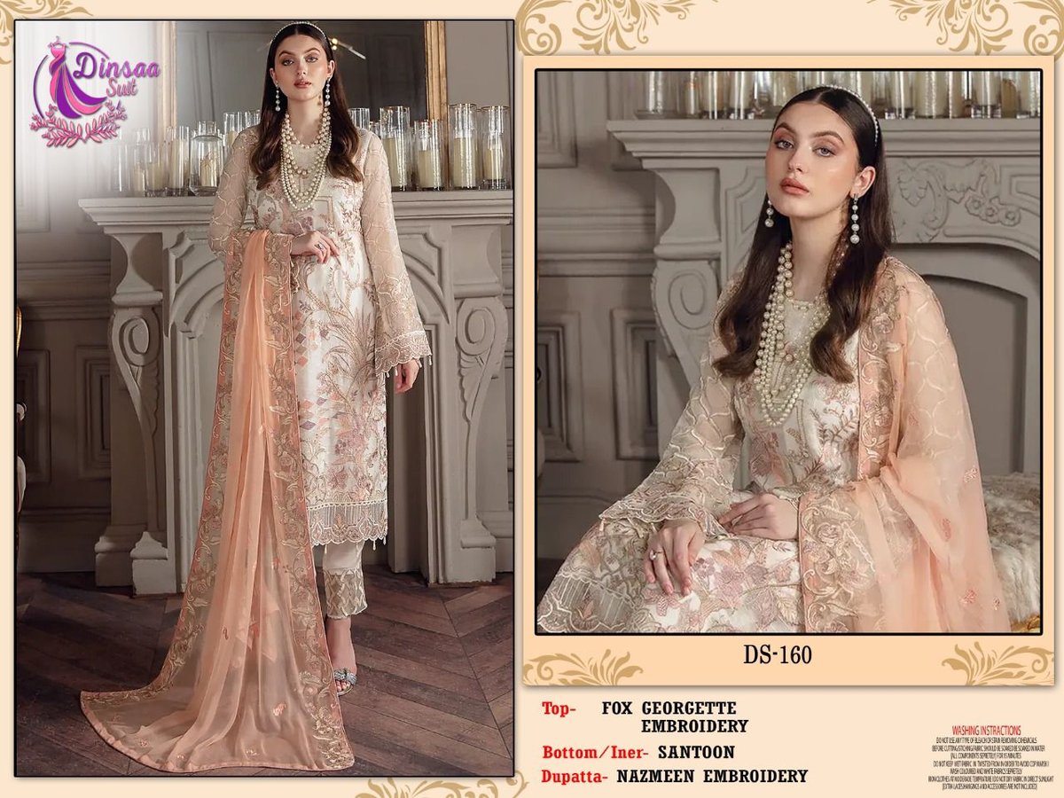 Dinsaa Suit Rangoon DS-159 To DS-161 Series 2