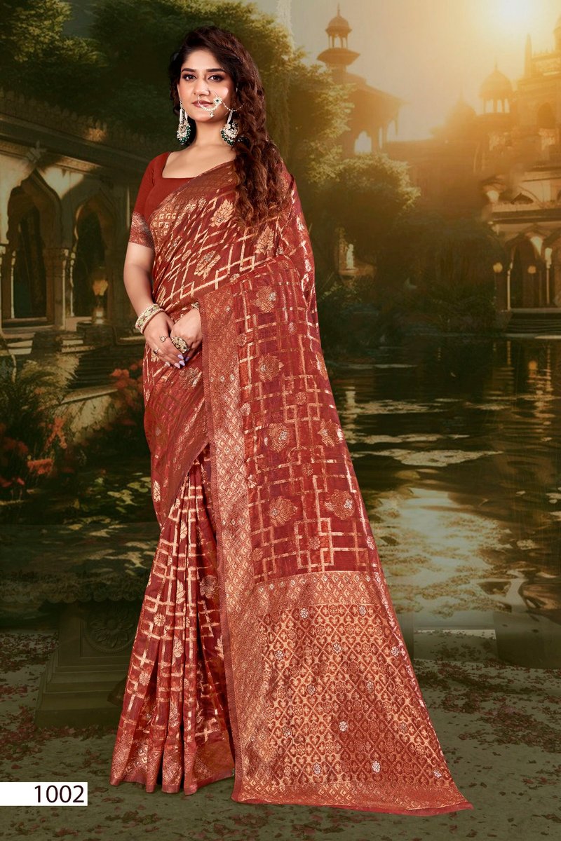 SAROJ SAREE GLAMOUR COTTON VOL-2 1001 TO 1006 2