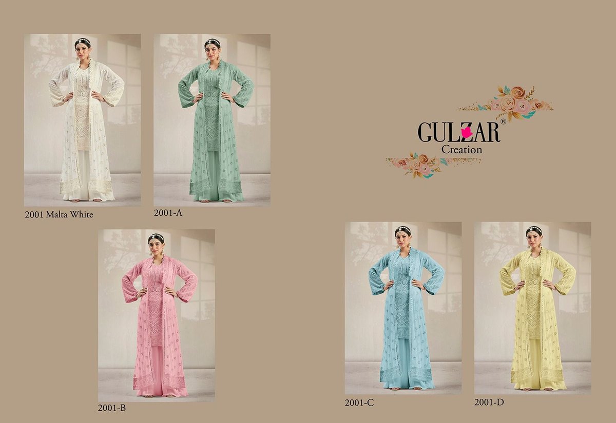Gulzar Cration Modern 2001 Colors 6