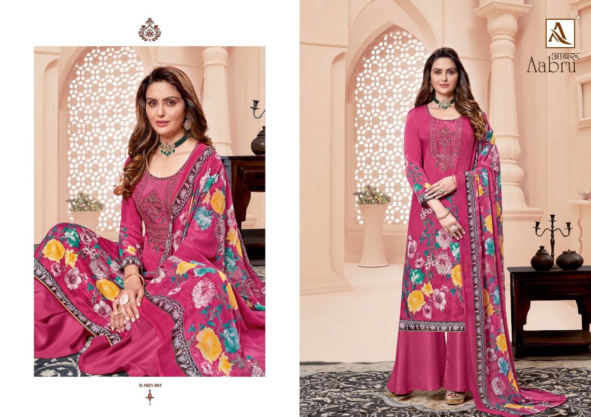 Alok Suits Aabru 1021-001 To 1021-008 Series 1
