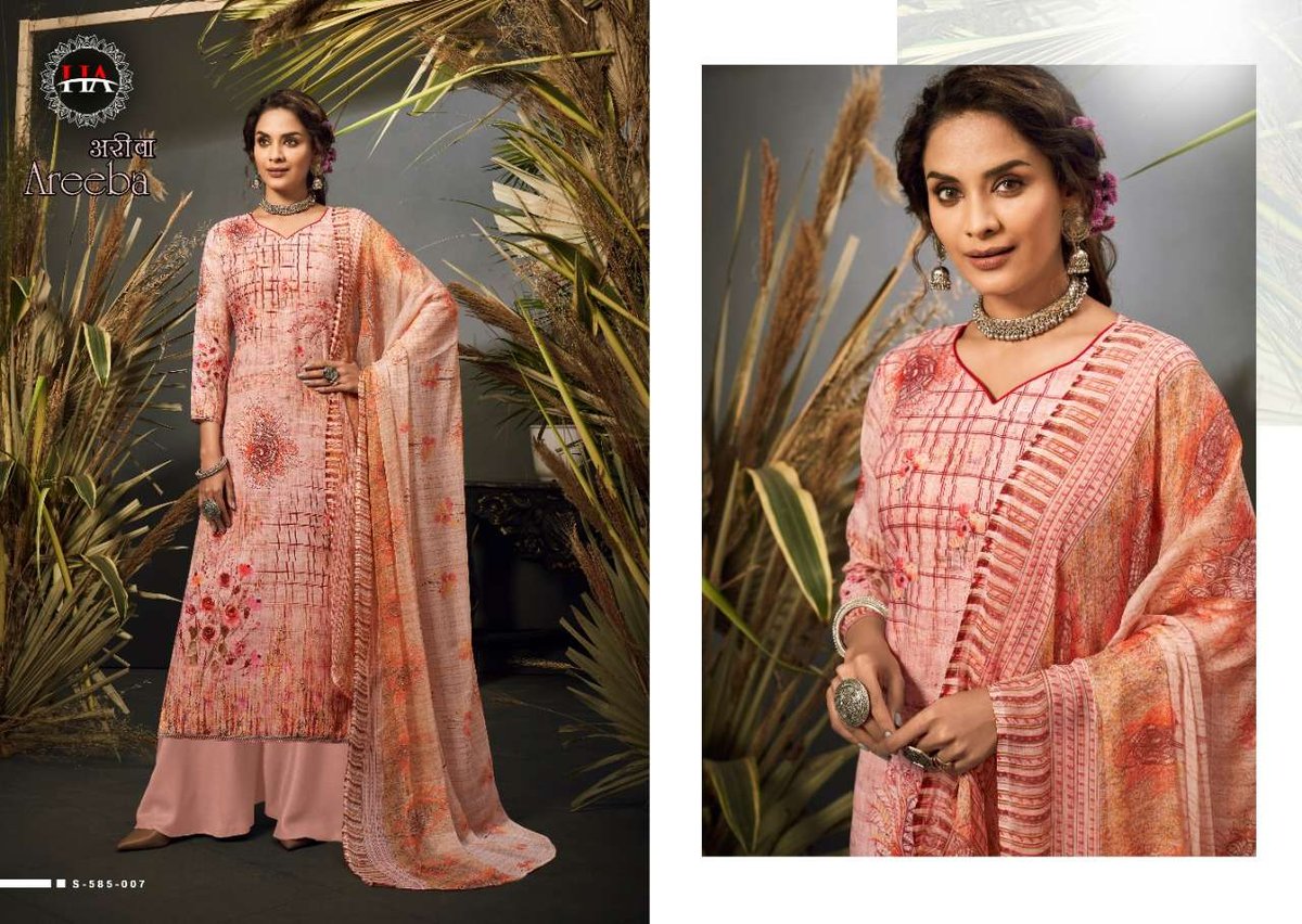 Harshit Fashion Areeba 585-001 to 585-010 Series 7