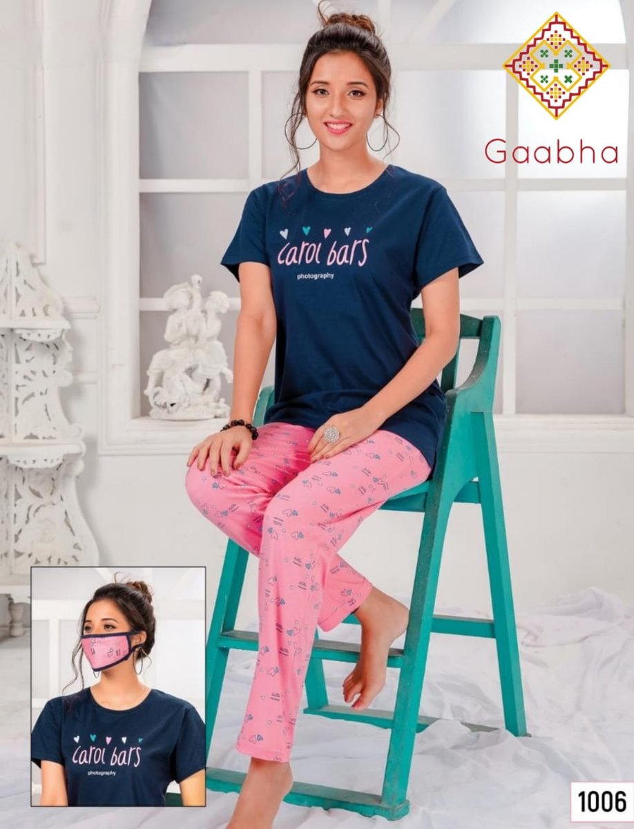 Gaabha Sweet Dream Vol-7 Night Wear Collection 1001-1010 Series 6