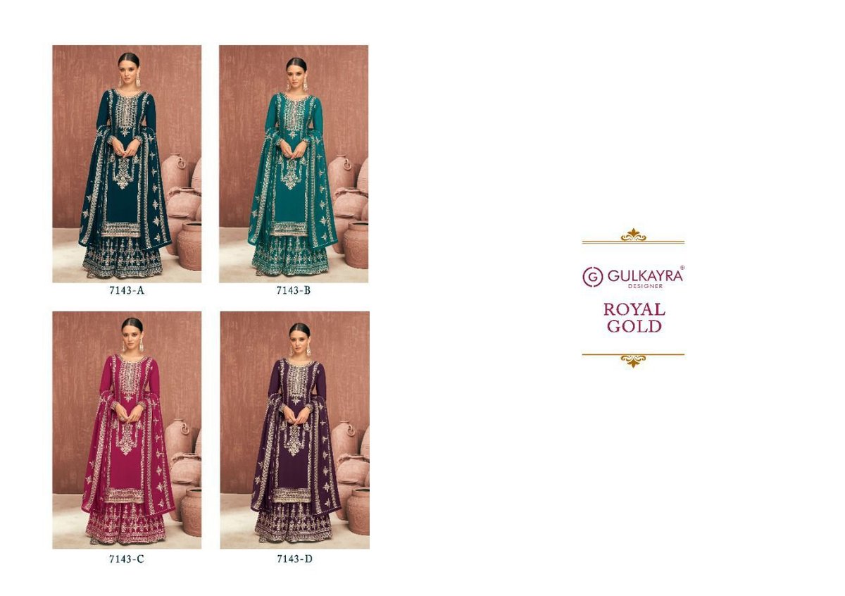 Gulkayra Designer Royal Gold 7143 Colors 5