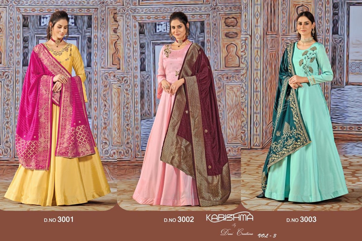 Dani Creation Karishma Vol-3 3001-3003 Series 4