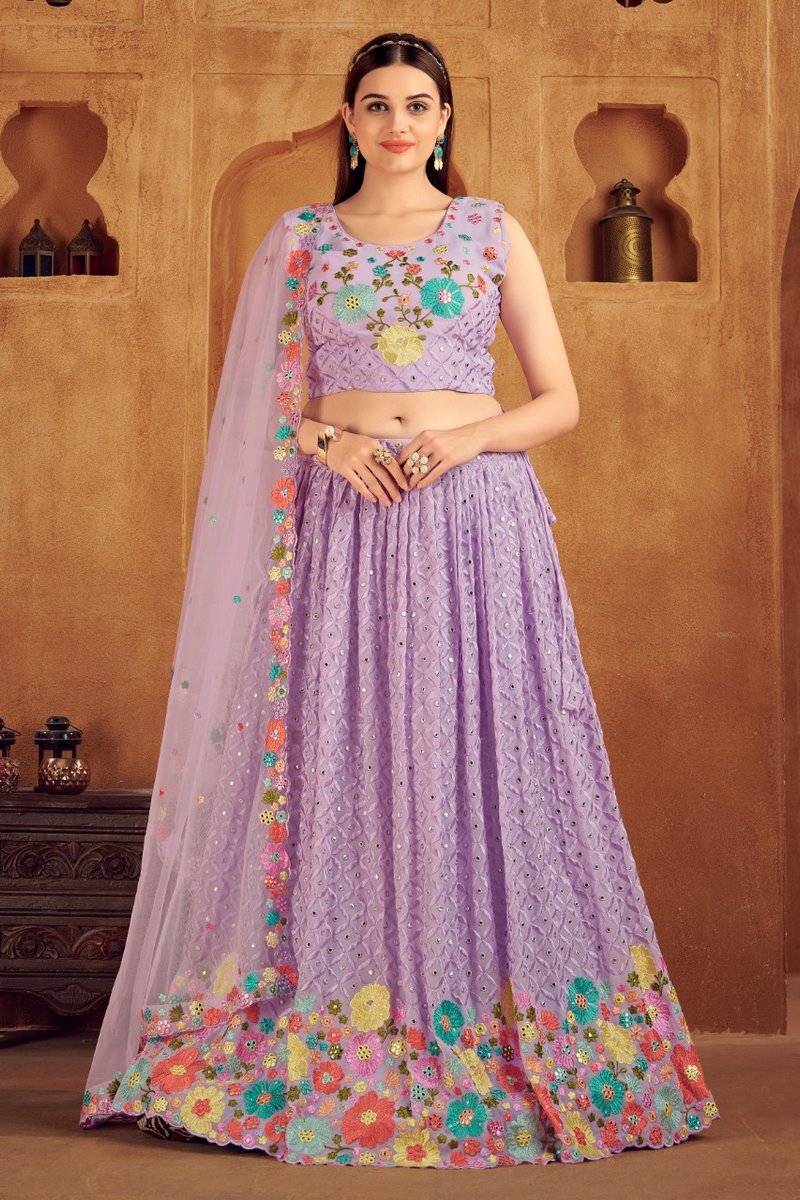 Aamoha Trendz Ready Made Designer Crop Top C-1937 Colors 1