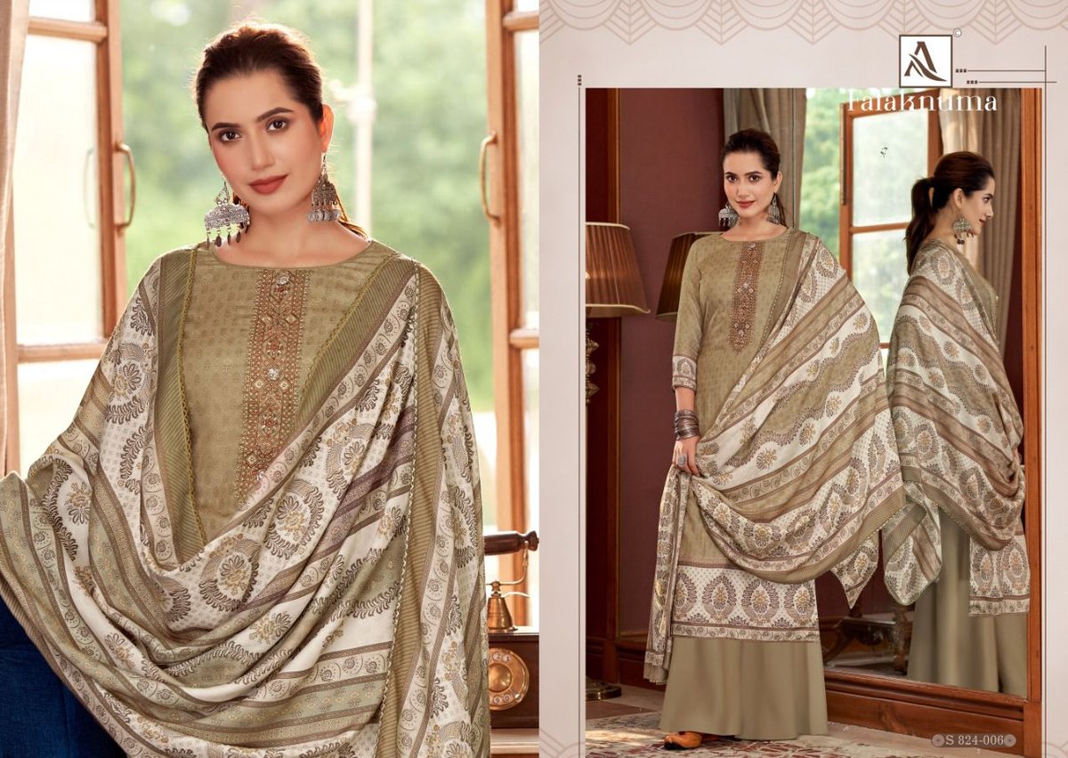 Alok Suits Falaknuma 824-001 to 824-010 Series 6