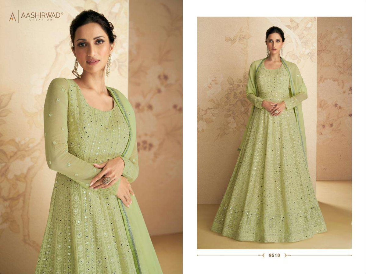 Aashirwad Creation Disha 9508-9511 Series 3