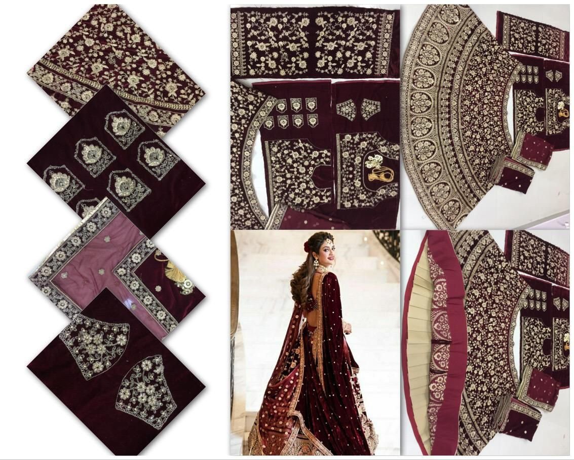 DJ Bridal Designer Lehenga DJ-130 Design 3
