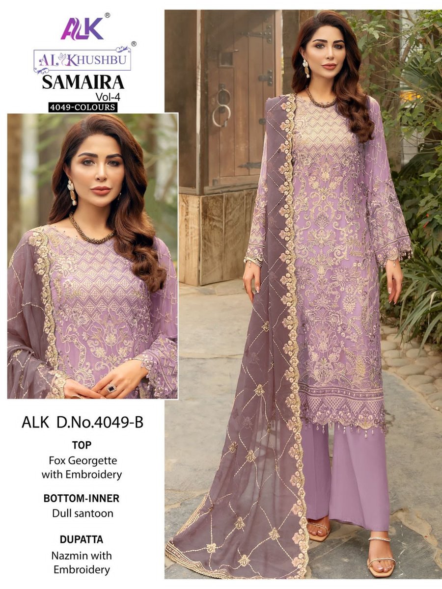 AL Khushbu Samaira Vol-4 4049 Colors 2