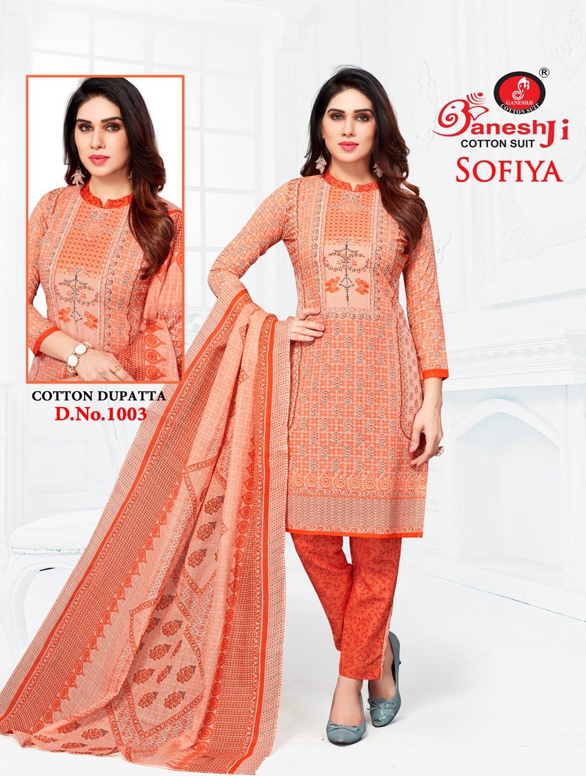 Ganeshji Cotton Suits Sofiya Vol-1 1001-1008 Series 3