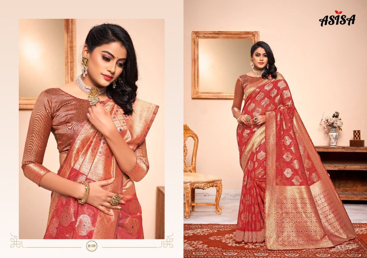 Asisa Saree Chhaya 8101-8109 Series 9