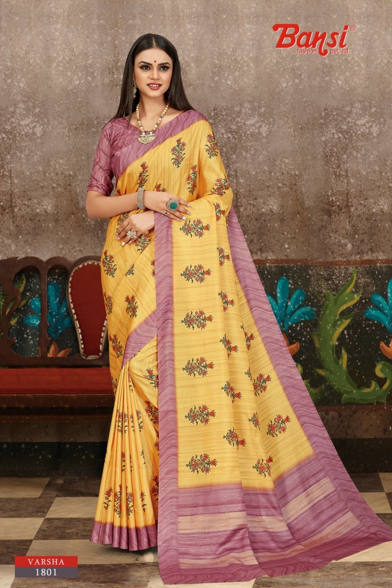Bansi Fashion Varsha Gitchya Silk 1801-1808 Series 1