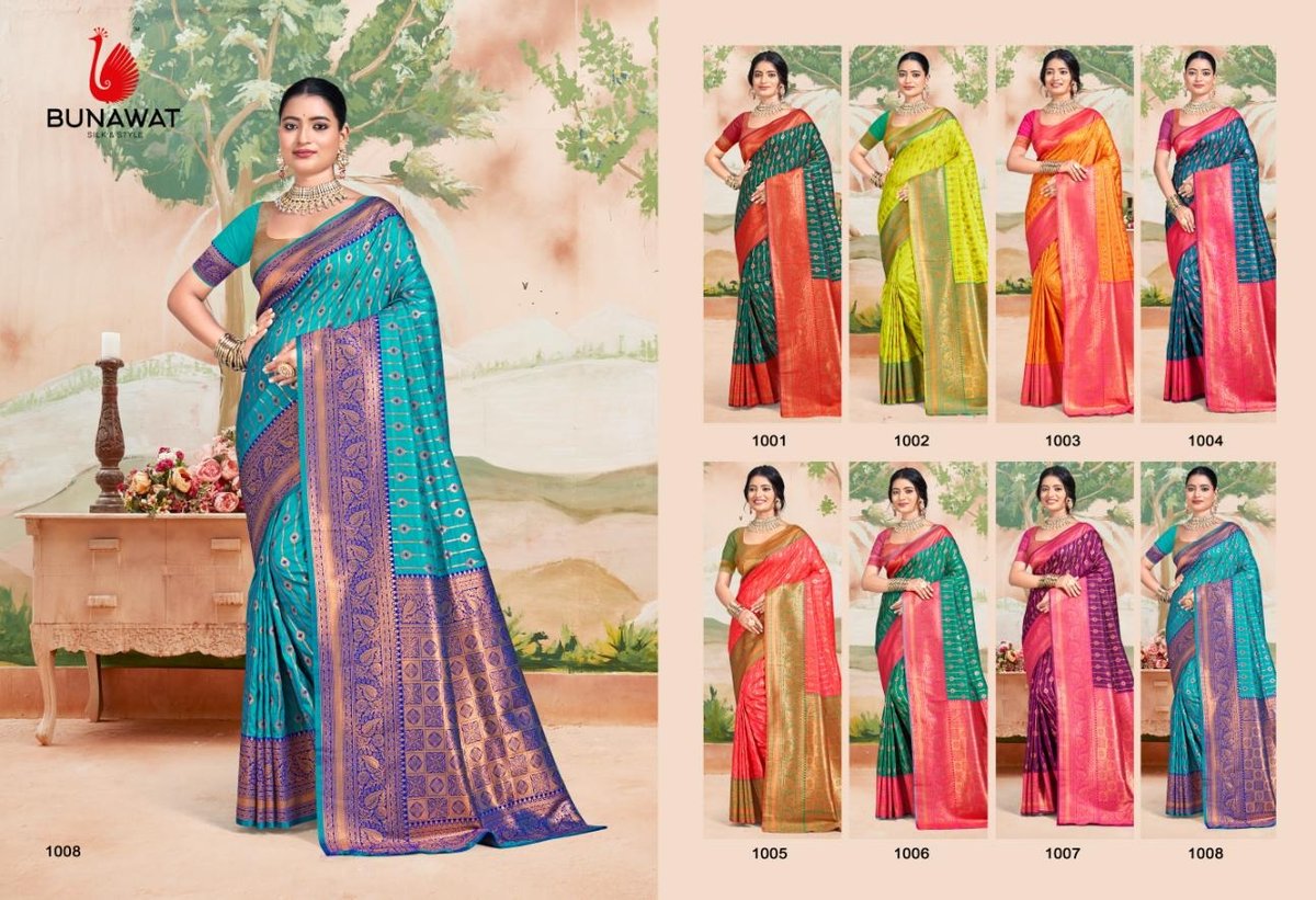 BUNAWAT ABHIBHUTI SILK 1001 TO 1008 9