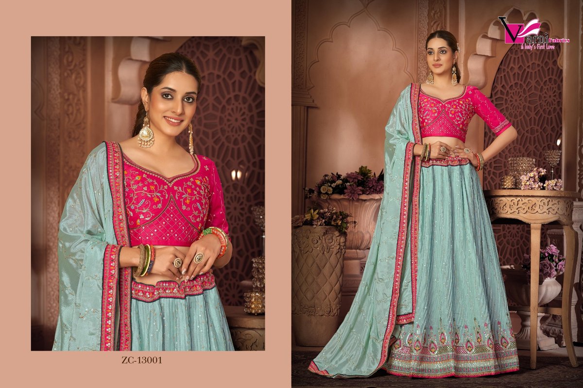 Varni Fabrics Zeeya Couture 13001-13002 Series 1