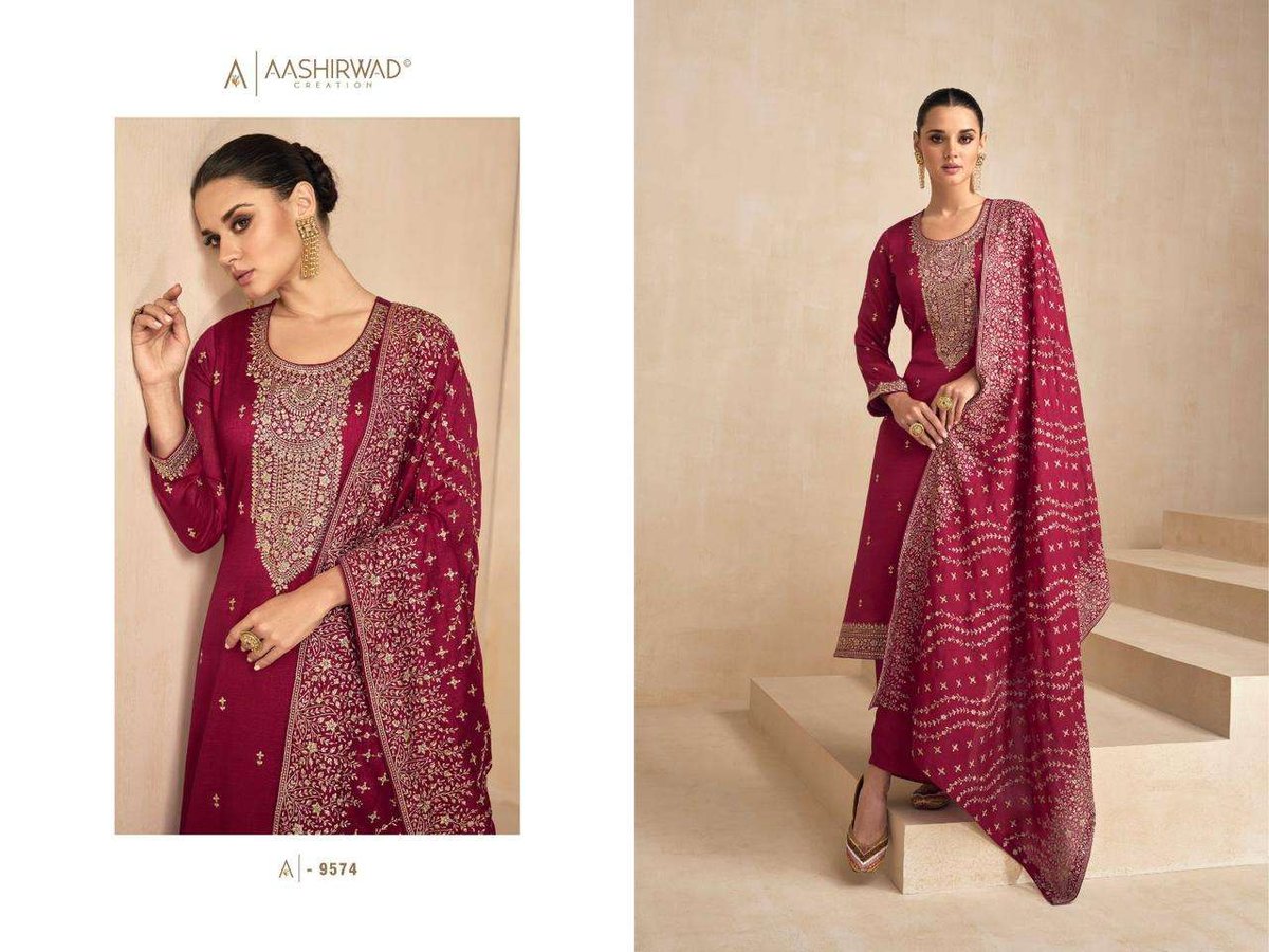 Aashirwad Creation Garima 9571-9576 Series 4
