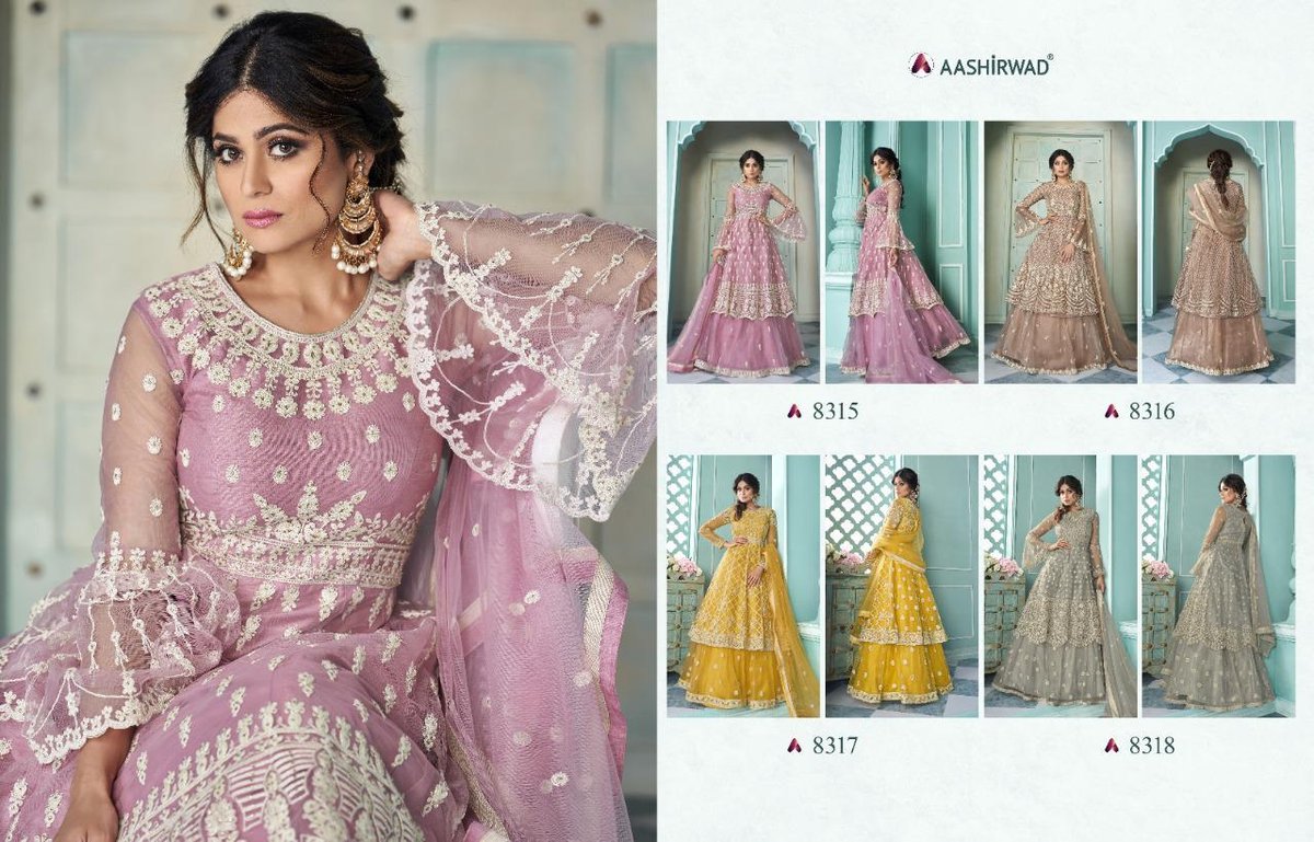 Aashirwad Creation Shaheen 8315-8318 Series 5