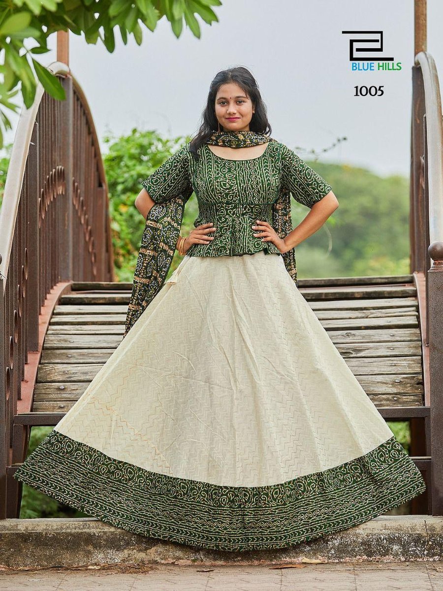Blue Hills Bandhej 1001-1005 Series 5