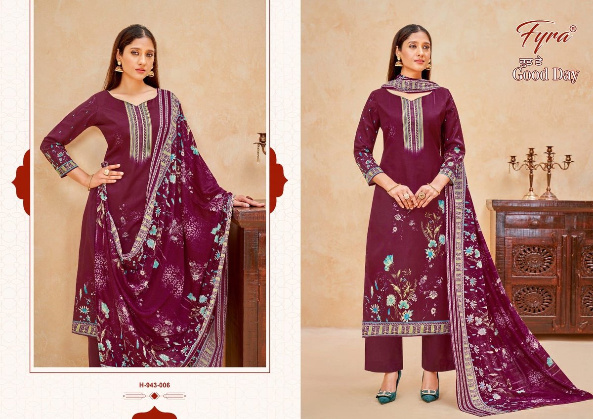 Alok Suits Good Day 943-001 to 943-010 Series 6