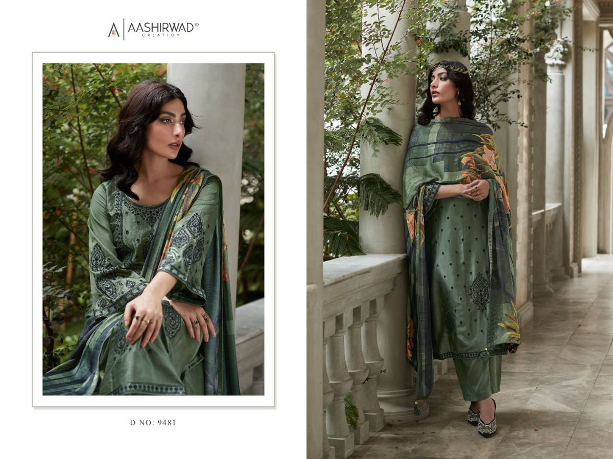 Aashirwad Creation Gulkand Aarushi 9477-9481 Series 5