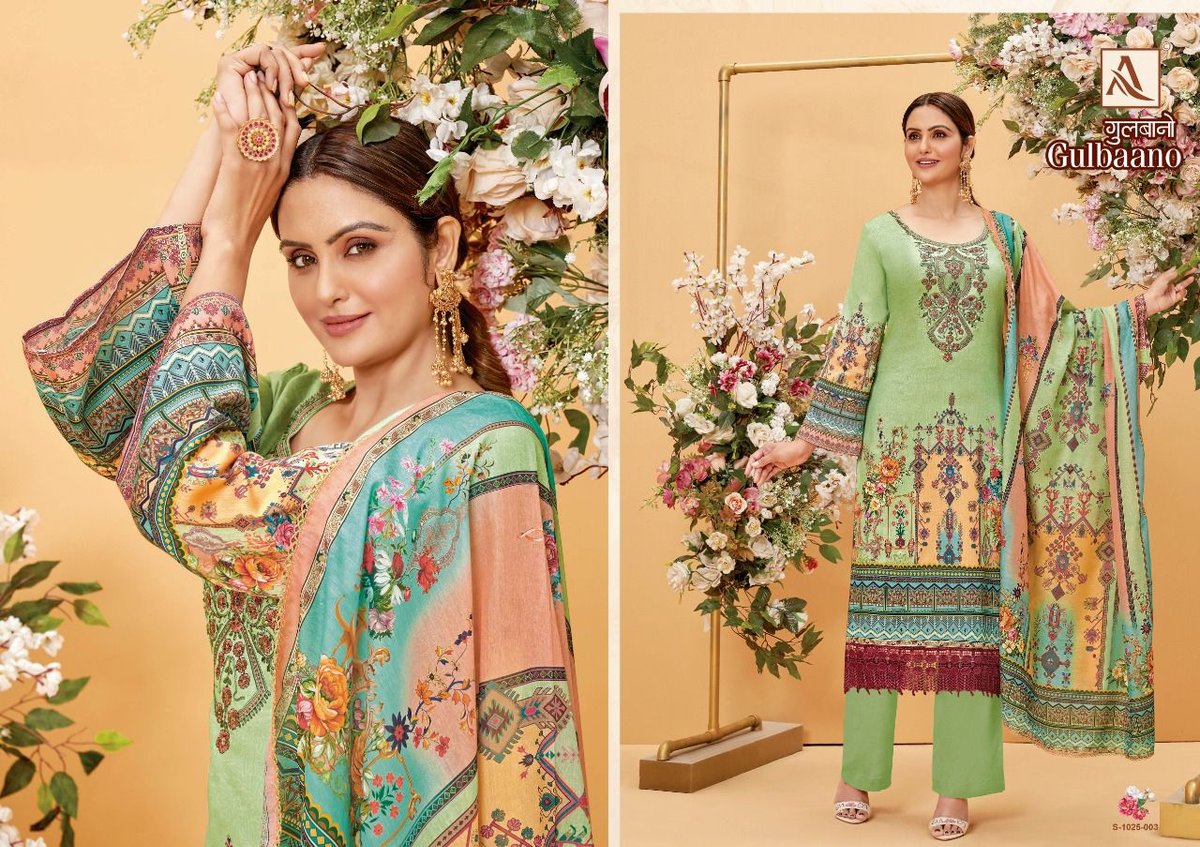 Alok Suit Gulbaano 1025-001 to 1025-008 Series 3