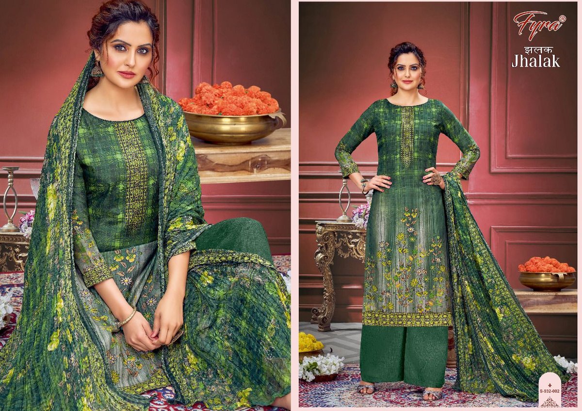 Alok Suit Fyra Jhalak 932-001 to 932-008 Series 2