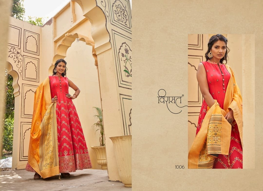 Virasat Gowns Banarasiya Vol-2 1006-1011 Series 1
