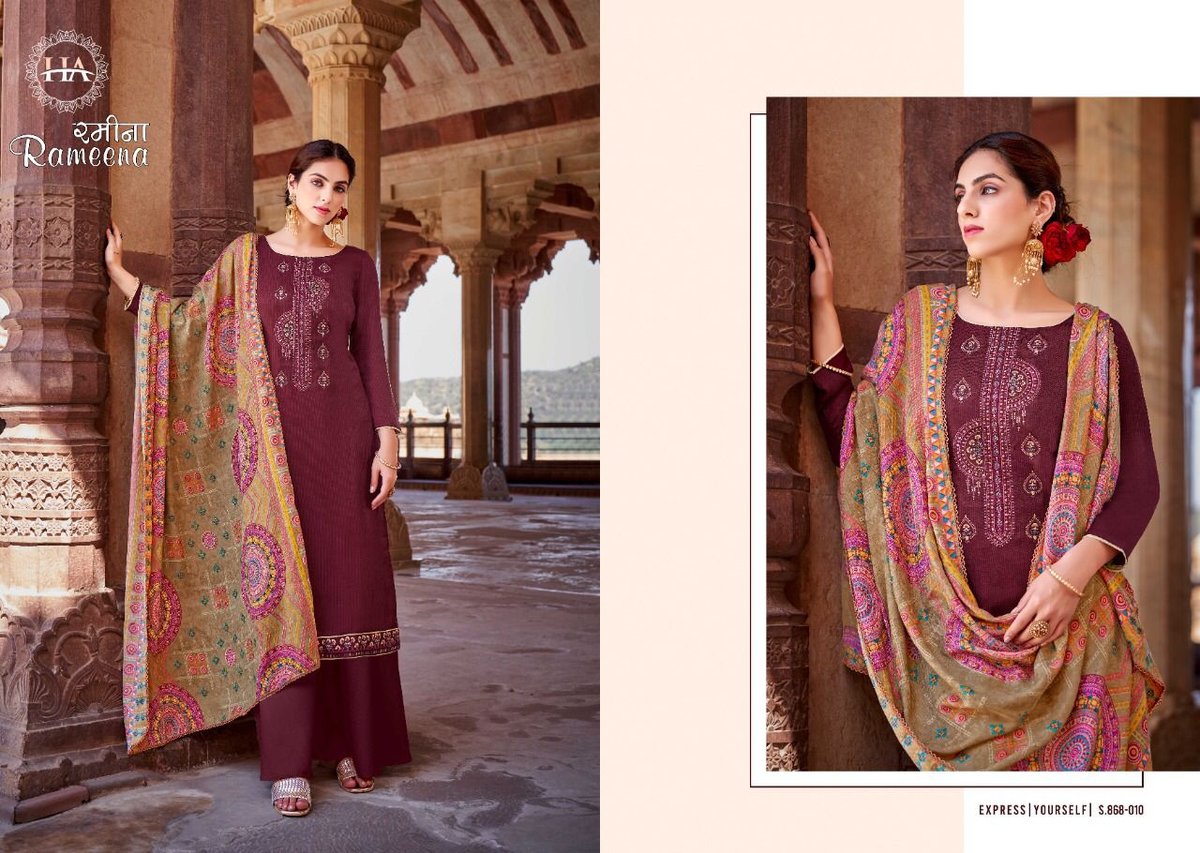 Harshit Fashion Rameena 868-001 to 868-010 Series 10