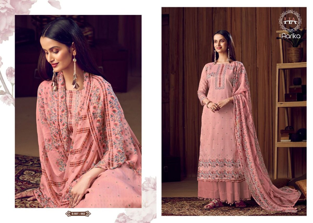 Harshit Fashion Aarika Edition Vol-2 507-001 to 507-010 Series 2