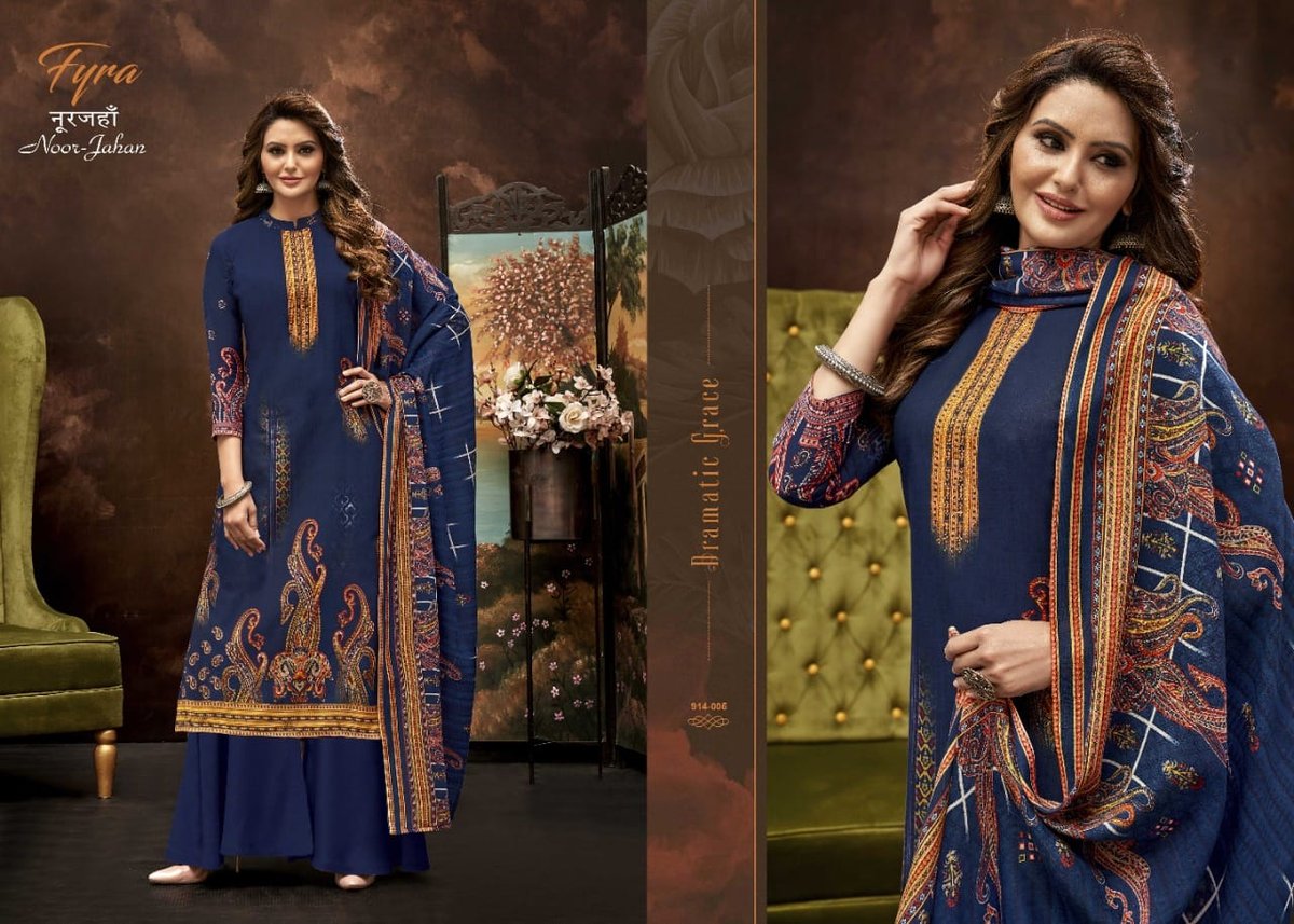 Alok Suits Fyra Noor Jahan 914-001 to 917-010 Series 5