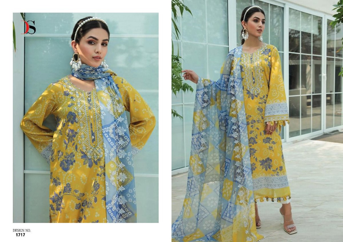 Deepsy Suits Chunari Lawn 1711-1718 Series 7