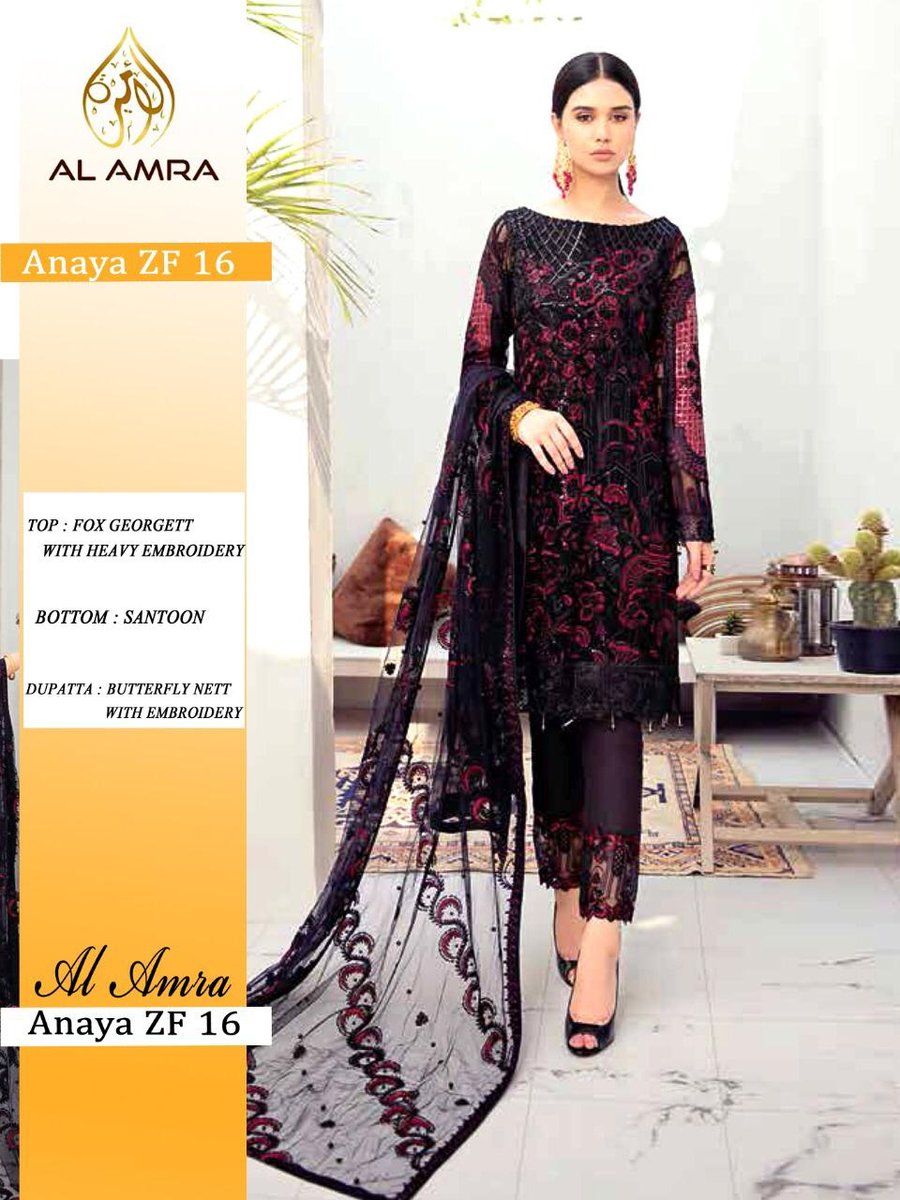 AL Amra Aanaya ZF 16 Dress Material 1