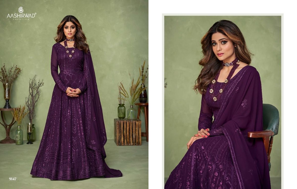 Aashirwad Creation Masakali 9144-9148 Series 4
