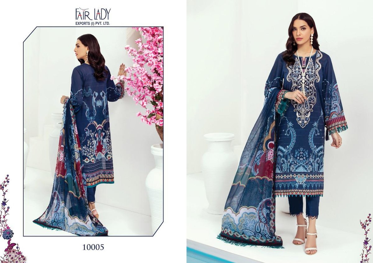 Fair Lady Farasha Lawn 10001-10007 Series 5