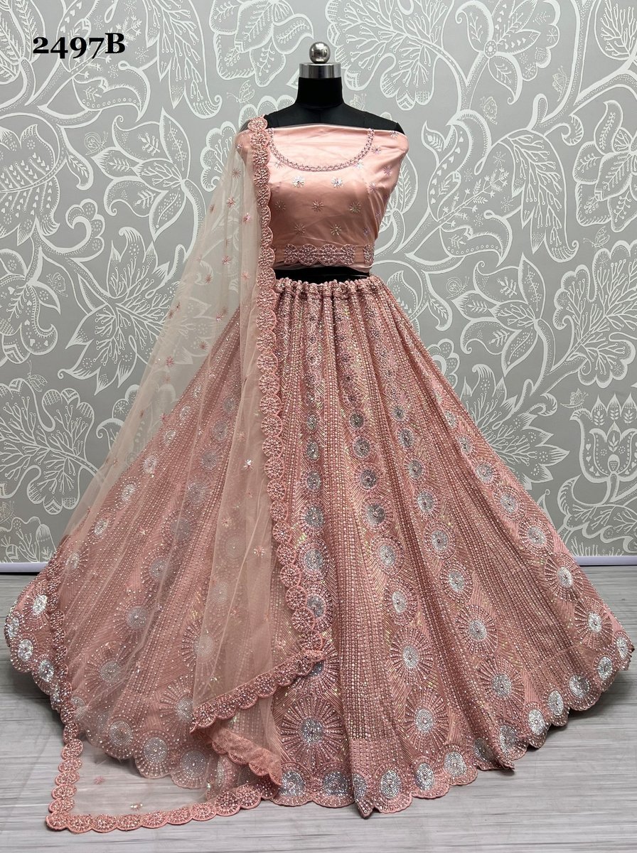 Anjani Art Heavy Lehenga 2497 Colors 5