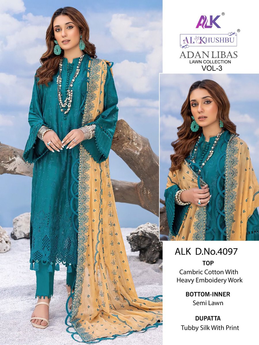 AL Khushbu Adan Libas Vol-3 4094-4097 Series 4