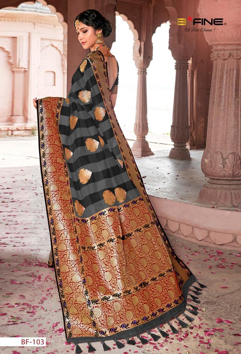 B'Fine Saree Banaras Story 101-159 Series 3