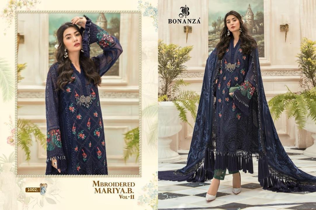 Bonanza Trendz MBroidered Mariya B Vol-11 1001-1003 Series 2
